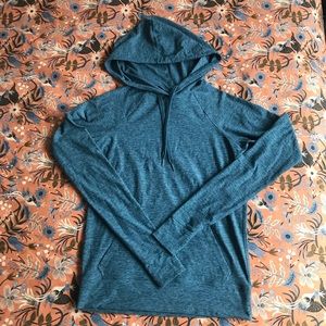 Outdoor Voices cloudknit hoodie XS teal